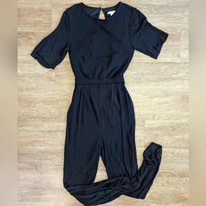 H&M Open Back Black Jumpsuit Size 2